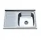 Мойка накладная Platinum 8050 800.500 (0,5/160 R Сатин) без сифона Мойка накладная Platinum 8050 800.500 (0,5/160 R Сатин) без сифона