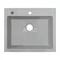 Мойка для кухни ARGO Cubo 590х495х200 old stone, с отверстием для смесителя