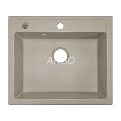Мийка для кухні ARGO Cubo 590х495х200 цукру, з отвором для змішувача