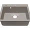 Мойка для кухни ARGO Cubo 590х495х200 терра, с отверстием для смесителя