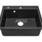 Мойка для кухни ARGO Cubo 590х495х200 графит, с отверстием для смесителя