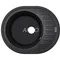 Мойка для кухни ARGO Ovale 615х495х200 черный, с отверстием для смесителя