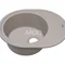 Мойка для кухни ARGO Ovale 615х495х200 терра, с отверстием для смесителя