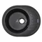 Мойка для кухни ARGO Ovale 615х495х200 графит, с отверстием для смесителя