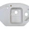 Мойка для кухни ARGO Trapezio 1045х575х190 белый, с отверстием для смесителя