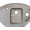 Мойка для кухни ARGO Trapezio 1045х575х190 авена, с отверстием для смесителя