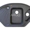 Мойка для кухни ARGO Trapezio 1045х575х190 серый, с отверстием для смесителя