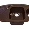 Мойка для кухни ARGO Trapezio 1045х575х190 мокко, с отверстием для смесителя