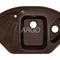 Мойка для кухни ARGO Trapezio 1045х575х190 мокко, с отверстием для смесителя