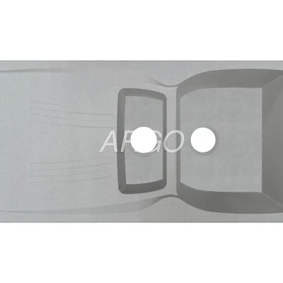 Мийка для кухні ARGO Medio Plus 975х495х230 old stone, з отвором для змішувача