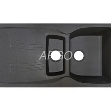 Мойка для кухни ARGO Medio Plus 975х495х230 серый, с отверстием для смесителя