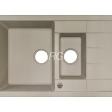Мийка для кухні ARGO Stella Plus 775х495х200 цукру, з отвором для змішувача