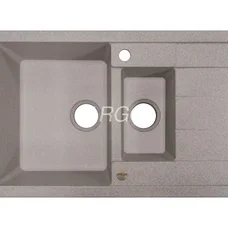 Мойка для кухни ARGO Stella Plus 775х495х200 терра, с отверстием для смесителя