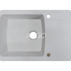 Мийка для кухні ARGO Premio 775х495х200 old stone, з отвором для змішувача