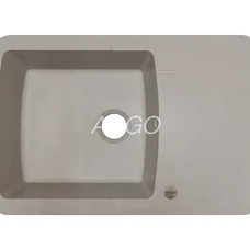 Мойка для кухни ARGO Premio 775х495х200 авена, с отверстием для смесителя