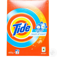 Пральний порошок TIDE 450 г 2в1 Lenor Touch