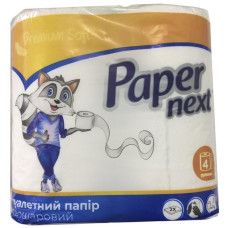 Папір туалетний ЕНОТ Paper next 13,5м х 9см, 4 рулони, 2х шаровий