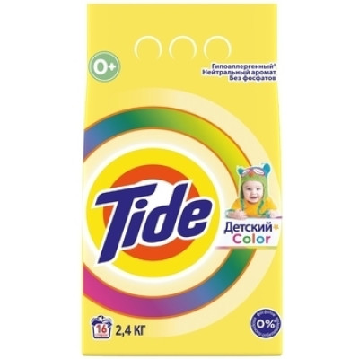 Пральний порошок TIDE 2,4 кг для чутливої та дитячої шкіри.