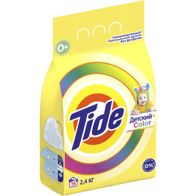 Стиральный порошок TIDE 2,4 кг Color Детский