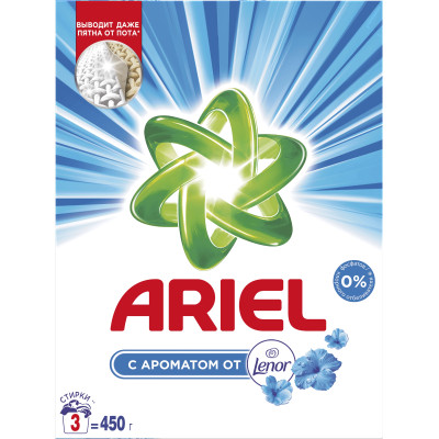 Пральний порошок ARIEL 450г Touch of Lenor Fresh