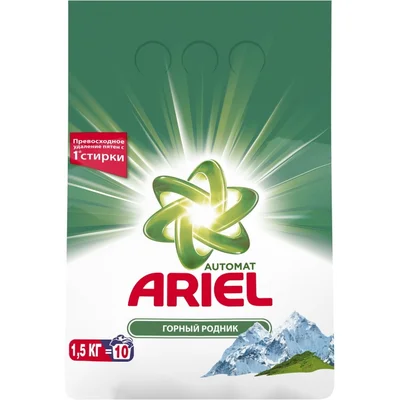 Стиральный порошок ARIEL Automat Гірське джерело 1,5кг