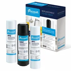 Комплект картриджей ECOSOFT 1-2-3 для фильтров обратного осмоса   
