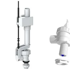 Клапан для унитаза 1/2'' нижний подвод, пластик KK POL ZND PP (Польша)