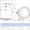 Водонагреватель электрический ROUND VMR 50 (1500W) (бойлер)