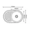 Мойка врезная ZEGOR Decor MD-7750R правая Мойка врезная ZEGOR Decor MD-7750R правая