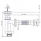 Сифон для миття Bakimay PL1061 прямоточний