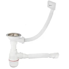 Сифон для мойки Bakimay PL1047 с переливом
