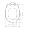 Сиденье для унитаза NKP GENESIS soft close 0401