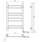 Полотенцесушитель электрический SANTAN Лестница Авангард 480х800 нерж., правосторонний, без терморегулятора
