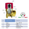Запобіжний клапан Britolli 1/2" ВВ, 3 атмосфер