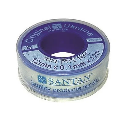 Фум лента SANTAN синяя 12 мм*0,1 мм*12 м