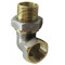 Сгон-американка AQUAVITA 3/4" угловой AQ, никель.