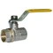Кран шаровый для газа SANTAN 600, 1 1/4" внутренний – внутренний, желтая ручка