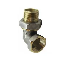 Сгон-американка WIANGI 1 1/4" угловой, никель.