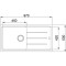 Мойка для кухни FRANKE BASIS BFG 611-97 ваниль 114.0363.935