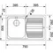 Миття для кухні FRANKE LOGICA LINE LLX 611-79 крило зліва, декор 101.0073.531
