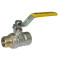 Кран шаровый для газа SANTAN Professional 605, 1/2" наружный-внутренний, желтая ручка