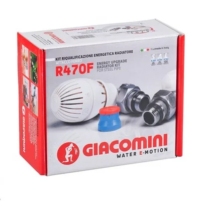 Комплект радиаторный Giacomini R470F 1/2" угловой