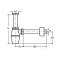 VIEGA Сифон для умывальника бутылка 1 1/2"х32 арт.119270
