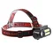 Фонарь налобный BL-611-1LM+2COB, ЗУ micro USB, 1x18650