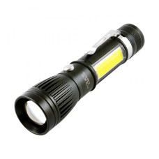 Ліхтар Police 2545-T6+COB, 1x18650, ЗУ microUSB, zoom, затискач, Box