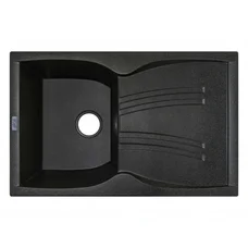 Мойка для кухни ARGO Medio 780х495х235 графит, с отверстием для смесителя