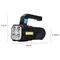 Фонарь светодиодный ручной переносной BL-X510-4LED+COB, Li-Ion аккум., ЗУ microUSB