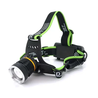 Фонарь налобный BL-A7-P50, 2x18650, zoom, ЗУ microUSB, Box