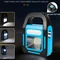 Фонарь кемпинг переносной HB-9707A-1LED+COB+LED, power bank, Li-Ion аккумулятор, солнечная батарея, ЗУ microUSB