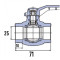PP-R Кран кульовий d25 мм Wavin